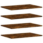 vidaXL Rafturi perete 4 buc. stejar fumuriu 60x40x1,5 cm lemn compozit vidaXL Rafturi perete 4 buc. stejar fumuriu 60x40x1,5 cm lemn compozit