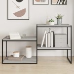 vidaXL Rafturi de perete, 4 buc., gri sonoma, 60x40x1,5 cm, lemn vidaXL Rafturi de perete, 4 buc., gri sonoma, 60x40x1,5 cm, lemn