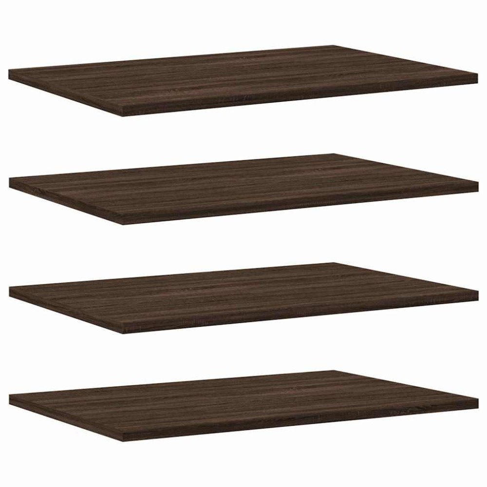 vidaXL Rafturi de perete, 4 buc., stejar maro, 60x40x1,5 cm, lemn