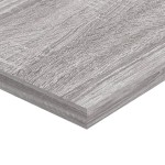 vidaXL Rafturi de perete, 4 buc., gri sonoma, 80x20x1,5 cm, lemn vidaXL Rafturi de perete, 4 buc., gri sonoma, 80x20x1,5 cm, lemn