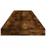 vidaXL Rafturi perete 4 buc. stejar fumuriu 100x10x1,5cm lemn compozit vidaXL Rafturi perete 4 buc. stejar fumuriu 100x10x1,5cm lemn compozit