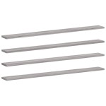 vidaXL Rafturi de perete, 4 buc., gri sonoma, 100x10x1,5 cm, lemn vidaXL Rafturi de perete, 4 buc., gri sonoma, 100x10x1,5 cm, lemn