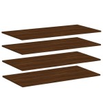 vidaXL Rafturi de perete, 4 buc., stejar maro, 100x50x1,5 cm, lemn vidaXL Rafturi de perete, 4 buc., stejar maro, 100x50x1,5 cm, lemn