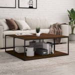 vidaXL Rafturi de perete, 4 buc., stejar maro, 100x50x1,5 cm, lemn vidaXL Rafturi de perete, 4 buc., stejar maro, 100x50x1,5 cm, lemn