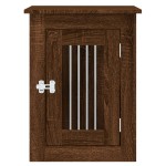 vidaXL Ladă pentru câini, stejar maro, 45x62x59 cm, lemn prelucrat vidaXL Ladă pentru câini, stejar maro, 45x62x59 cm, lemn prelucrat