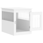 vidaXL Ladă pentru câini, alb, 55x75x65 cm, lemn prelucrat vidaXL Ladă pentru câini, alb, 55x75x65 cm, lemn prelucrat