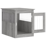 vidaXL Ladă pentru câini, gri sonoma, 55x75x65 cm, lemn compozit vidaXL Ladă pentru câini, gri sonoma, 55x75x65 cm, lemn compozit
