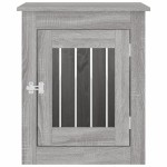 vidaXL Ladă pentru câini, gri sonoma, 55x75x65 cm, lemn compozit vidaXL Ladă pentru câini, gri sonoma, 55x75x65 cm, lemn compozit