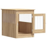 vidaXL Ladă pentru câini, stejar sonoma, 55x80x68 cm, lemn compozit vidaXL Ladă pentru câini, stejar sonoma, 55x80x68 cm, lemn compozit