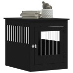 vidaXL Ladă pentru câini, negru, 64,5x80x71 cm, lemn compozit vidaXL Ladă pentru câini, negru, 64,5x80x71 cm, lemn compozit
