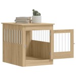 vidaXL Ladă pentru câini, stejar sonoma, 64,5x80x71 cm, lemn compozit vidaXL Ladă pentru câini, stejar sonoma, 64,5x80x71 cm, lemn compozit