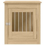 vidaXL Ladă pentru câini, stejar sonoma, 64,5x80x71 cm, lemn compozit vidaXL Ladă pentru câini, stejar sonoma, 64,5x80x71 cm, lemn compozit