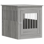vidaXL Ladă pentru câini, gri sonoma, 64,5x80x71 cm, lemn compozit vidaXL Ladă pentru câini, gri sonoma, 64,5x80x71 cm, lemn compozit