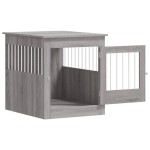 vidaXL Ladă pentru câini, gri sonoma, 64,5x80x71 cm, lemn compozit vidaXL Ladă pentru câini, gri sonoma, 64,5x80x71 cm, lemn compozit