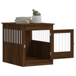 vidaXL Ladă pentru câini, stejar maro, 64,5x80x71 cm, lemn compozit