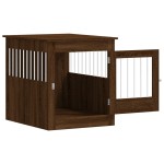 vidaXL Ladă pentru câini, stejar maro, 64,5x80x71 cm, lemn compozit