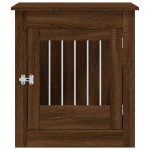 vidaXL Ladă pentru câini, stejar maro, 64,5x80x71 cm, lemn compozit