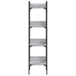 vidaXL Bibliotecă 4 niveluri, gri sonoma 35x30x138,5 cm lemn prelucrat vidaXL Bibliotecă 4 niveluri, gri sonoma 35x30x138,5 cm lemn prelucrat