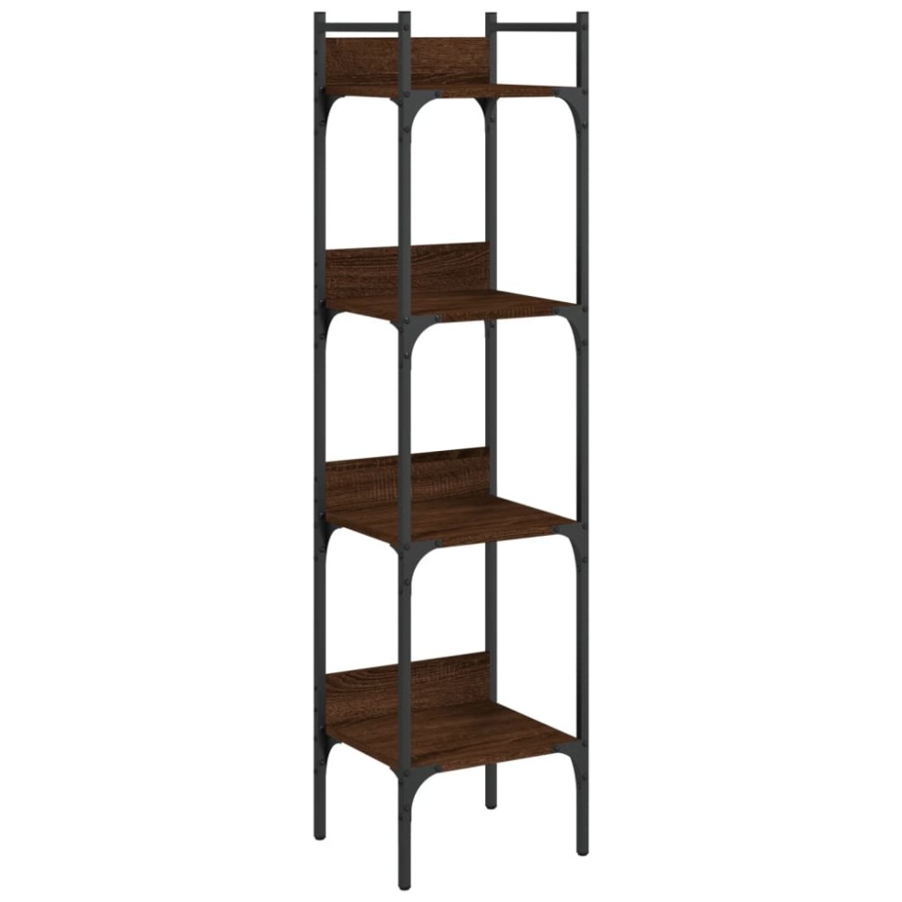 vidaXL Bibliotecă 4 niveluri stejar maro 35x30x138,5 cm lemn prelucrat