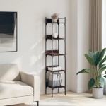vidaXL Bibliotecă 5 niveluri, stejar maro 35x30x174 cm, lemn prelucrat vidaXL Bibliotecă 5 niveluri, stejar maro 35x30x174 cm, lemn prelucrat