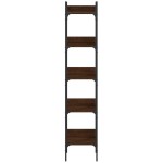 vidaXL Bibliotecă 5 niveluri, stejar maro 35x30x174 cm, lemn prelucrat vidaXL Bibliotecă 5 niveluri, stejar maro 35x30x174 cm, lemn prelucrat