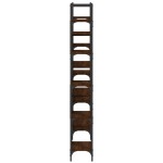vidaXL Bibliotecă, stejar maro, 155,5x24x166,5 cm, lemn prelucrat