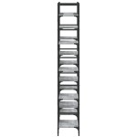 vidaXL Bibliotecă, gri sonoma, 127,5x28,5x172,5 cm, lemn prelucrat vidaXL Bibliotecă, gri sonoma, 127,5x28,5x172,5 cm, lemn prelucrat