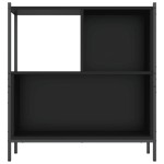 vidaXL Bibliotecă, negru, 72x28x77,5 cm, lemn prelucrat vidaXL Bibliotecă, negru, 72x28x77,5 cm, lemn prelucrat