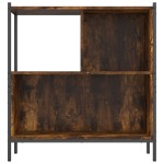 vidaXL Bibliotecă, stejar fumuriu, 72x28x77,5 cm, lemn prelucrat vidaXL Bibliotecă, stejar fumuriu, 72x28x77,5 cm, lemn prelucrat