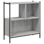vidaXL Bibliotecă, gri sonoma, 72x28x77,5 cm, lemn prelucrat vidaXL Bibliotecă, gri sonoma, 72x28x77,5 cm, lemn prelucrat
