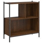 vidaXL Bibliotecă, stejar maro, 72x28x77,5 cm, lemn prelucrat vidaXL Bibliotecă, stejar maro, 72x28x77,5 cm, lemn prelucrat