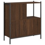 vidaXL Bibliotecă, stejar maro, 72x28x77,5 cm, lemn prelucrat vidaXL Bibliotecă, stejar maro, 72x28x77,5 cm, lemn prelucrat