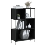 vidaXL Bibliotecă, negru, 72x28x109 cm, lemn prelucrat vidaXL Bibliotecă, negru, 72x28x109 cm, lemn prelucrat