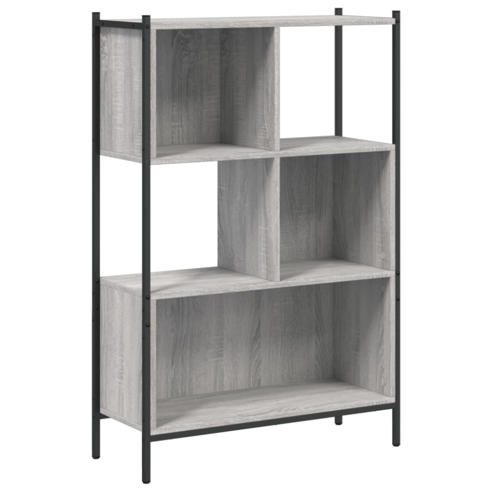 vidaXL Bibliotecă, gri sonoma, 72x28x109 cm, lemn prelucrat