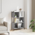 vidaXL Bibliotecă, gri sonoma, 72x28x109 cm, lemn prelucrat vidaXL Bibliotecă, gri sonoma, 72x28x109 cm, lemn prelucrat