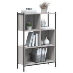 vidaXL Bibliotecă, gri sonoma, 72x28x109 cm, lemn prelucrat vidaXL Bibliotecă, gri sonoma, 72x28x109 cm, lemn prelucrat