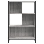 vidaXL Bibliotecă, gri sonoma, 72x28x109 cm, lemn prelucrat vidaXL Bibliotecă, gri sonoma, 72x28x109 cm, lemn prelucrat
