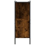 vidaXL Bibliotecă, stejar fumuriu, 102x28x77,5 cm, lemn prelucrat vidaXL Bibliotecă, stejar fumuriu, 102x28x77,5 cm, lemn prelucrat