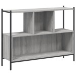 vidaXL Bibliotecă, gri sonoma, 102x28x77,5 cm, lemn prelucrat vidaXL Bibliotecă, gri sonoma, 102x28x77,5 cm, lemn prelucrat