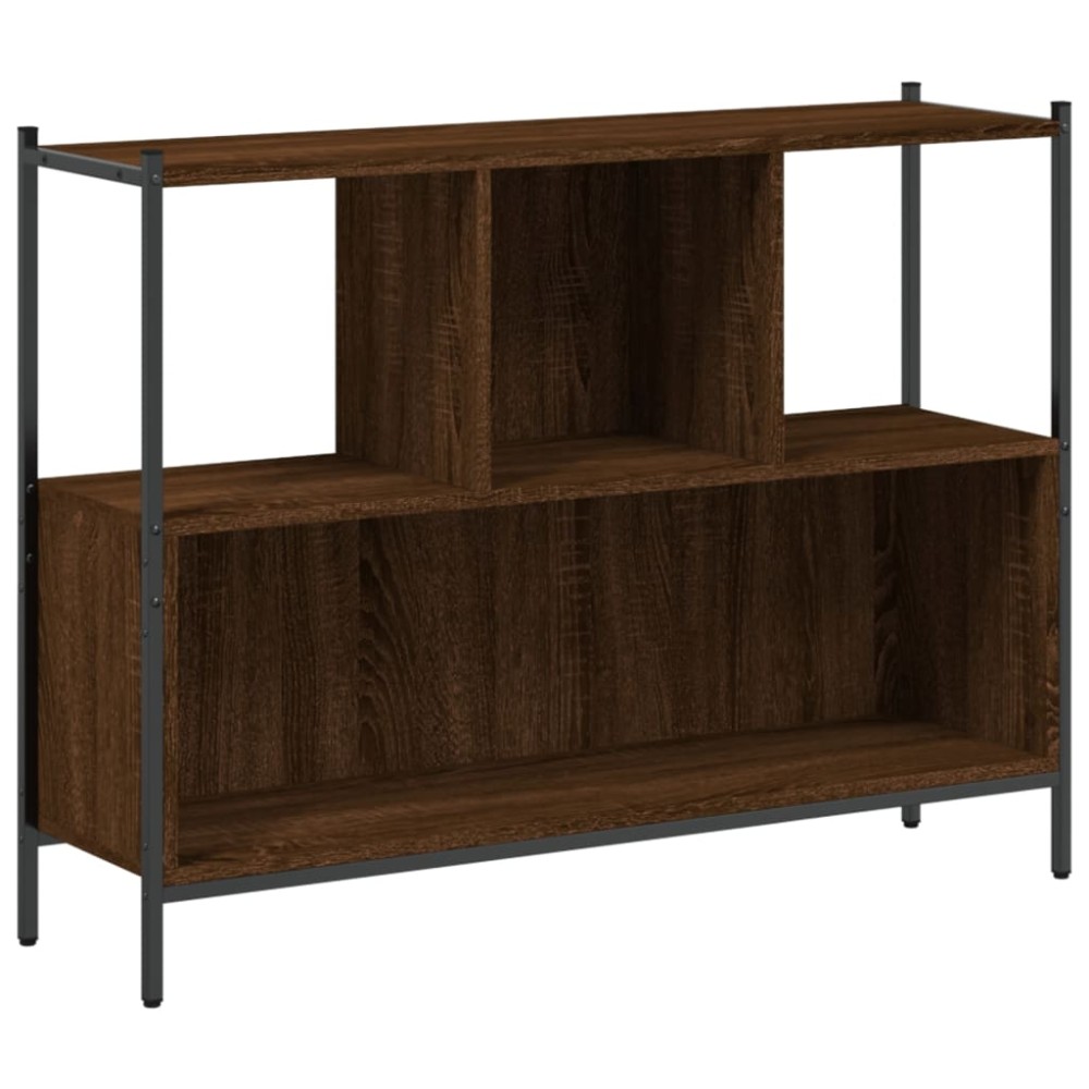 vidaXL Bibliotecă, stejar maro, 102x28x77,5 cm, lemn prelucrat