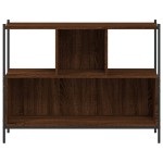 vidaXL Bibliotecă, stejar maro, 102x28x77,5 cm, lemn prelucrat