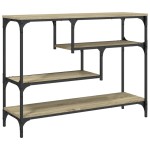 vidaXL Măsuță consolă, stejar sonoma, 100x30x75 cm, lemn prelucrat vidaXL Măsuță consolă, stejar sonoma, 100x30x75 cm, lemn prelucrat