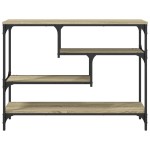 vidaXL Măsuță consolă, stejar sonoma, 100x30x75 cm, lemn prelucrat vidaXL Măsuță consolă, stejar sonoma, 100x30x75 cm, lemn prelucrat