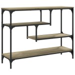 vidaXL Măsuță consolă, stejar sonoma, 100x30x75 cm, lemn prelucrat vidaXL Măsuță consolă, stejar sonoma, 100x30x75 cm, lemn prelucrat