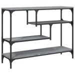 vidaXL Măsuță consolă, gri sonoma, 100x30x75 cm, lemn prelucrat vidaXL Măsuță consolă, gri sonoma, 100x30x75 cm, lemn prelucrat