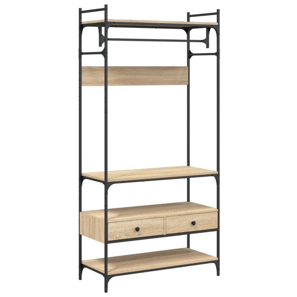vidaXL Șifonier cu sertare stejar sonoma 89x39x184,5 cm lemn compozit