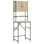 vidaXL Dulap mașina de spălat, stejar sonoma, 68x48,5x194 cm vidaXL Dulap mașina de spălat, stejar sonoma, 68x48,5x194 cm