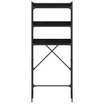 vidaXL Dulap mașină de spălat, negru, 67x25x163 cm lemn prelucrat vidaXL Dulap mașină de spălat, negru, 67x25x163 cm lemn prelucrat