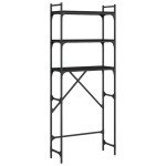 vidaXL Dulap mașină de spălat, negru, 67x25x163 cm lemn prelucrat vidaXL Dulap mașină de spălat, negru, 67x25x163 cm lemn prelucrat