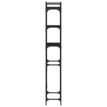 vidaXL Dulap mașină de spălat, negru, 67x25x163 cm lemn prelucrat vidaXL Dulap mașină de spălat, negru, 67x25x163 cm lemn prelucrat
